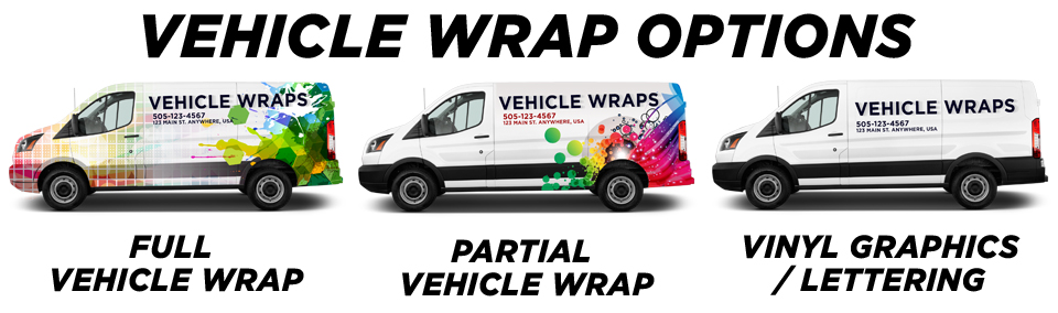 Saratoga Springs Vehicle Wraps vehicle wrap options